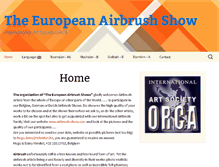 Tablet Screenshot of airbrush-show.com